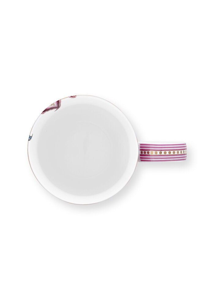 mug small flower festival dark pink 145ml