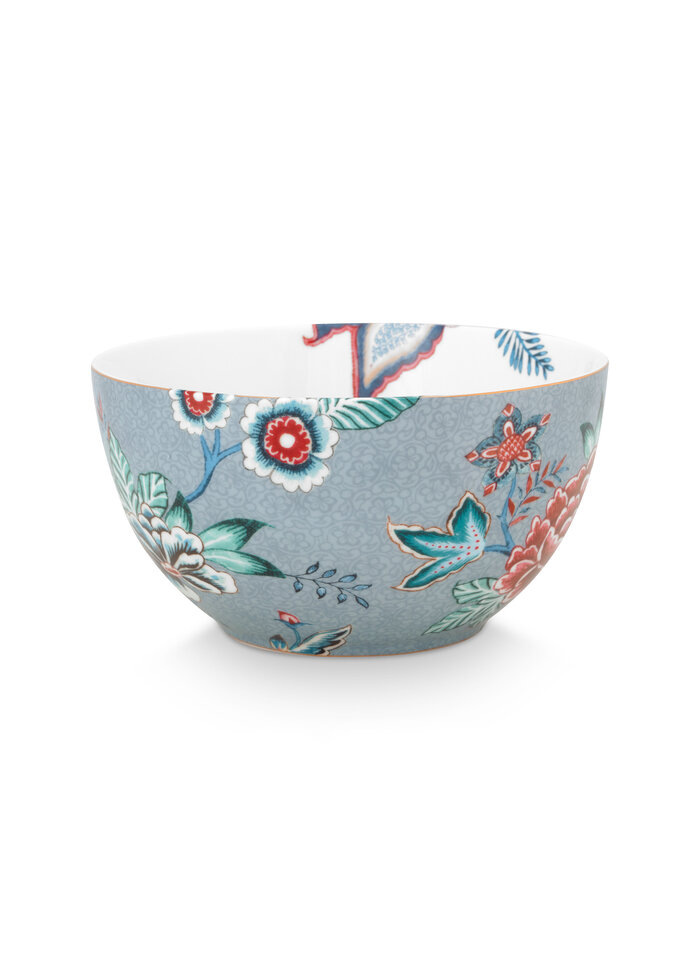 bowl flower festival light blue D15cm.